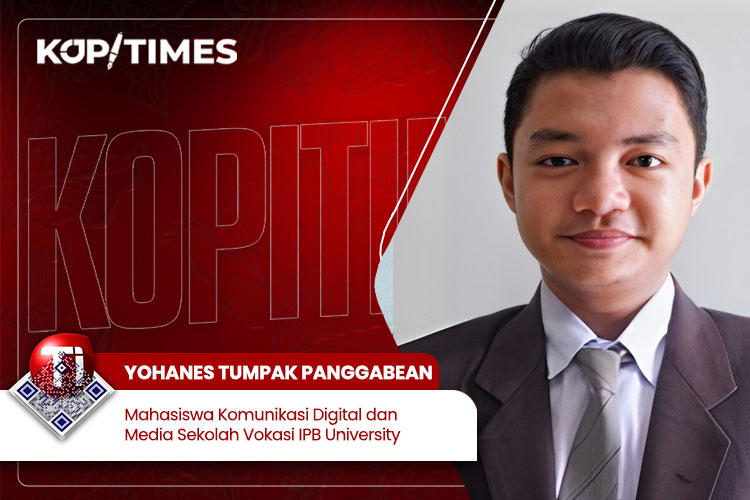 Yohanes Tumpak Panggabean, Mahasiswa Komunikasi Digital dan Media Sekolah Vokasi IPB University.