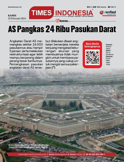 Edisi Kamis, 29 Februari 2024: E-Koran, Bacaan Positif Masyarakat 5.0