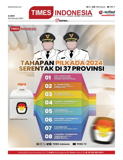 Edisi Kamis, 29 Februari 2024: E-Koran, Bacaan Positif Masyarakat 5.0