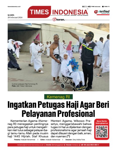 Edisi Kamis, 29 Februari 2024: E-Koran, Bacaan Positif Masyarakat 5.0