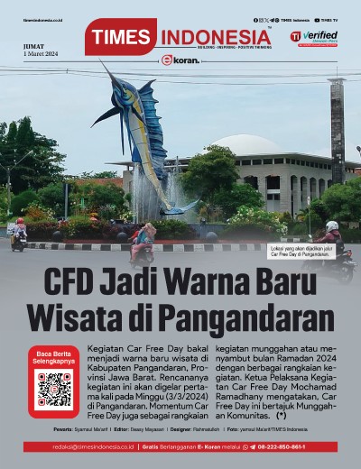 Edisi Jumat, 1 Maret 2024: E-Koran, Bacaan Positif Masyarakat 5.0