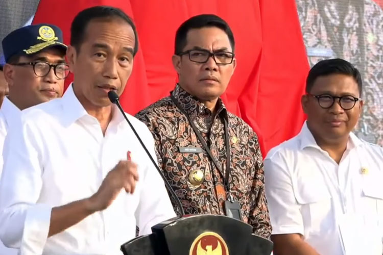 Presiden RI Joko Widodo meresmikan Terminal Samarinda Seberang. (Foto: Istimewa)