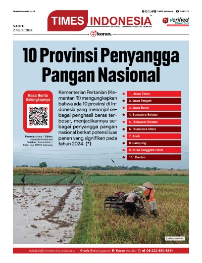 Edisi Sabtu, 2 Maret 2024: E-Koran, Bacaan Positif Masyarakat 5.0