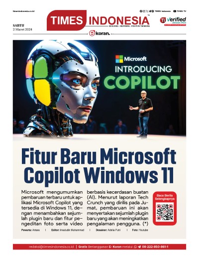 Edisi Sabtu, 2 Maret 2024: E-Koran, Bacaan Positif Masyarakat 5.0
