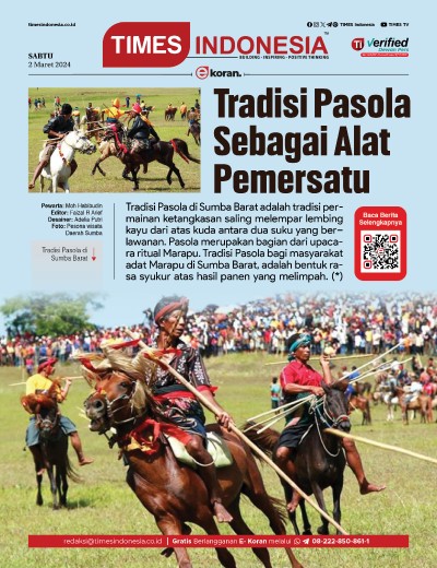 Edisi Sabtu, 2 Maret 2024: E-Koran, Bacaan Positif Masyarakat 5.0