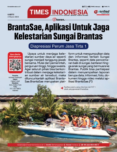 Edisi Sabtu, 2 Maret 2024: E-Koran, Bacaan Positif Masyarakat 5.0