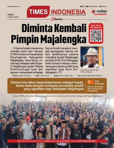 Edisi Sabtu, 2 Maret 2024: E-Koran, Bacaan Positif Masyarakat 5.0