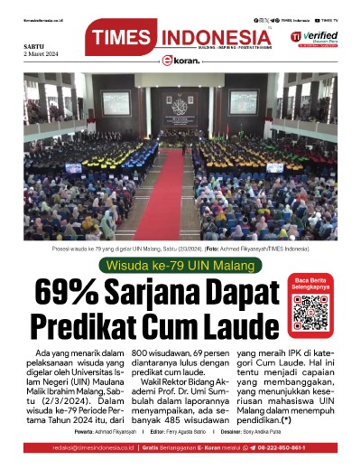 Edisi Sabtu, 2 Maret 2024: E-Koran, Bacaan Positif Masyarakat 5.0
