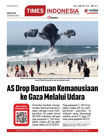 Edisi Minggu, 3 Maret 2024: E-Koran, Bacaan Positif Masyarakat 5.0