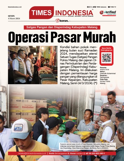 Edisi Senin, 4 Maret 2024: E-Koran, Bacaan Positif Masyarakat 5.0