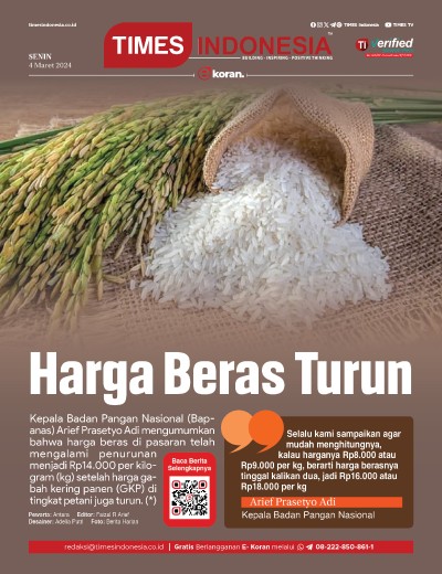 Edisi Senin, 4 Maret 2024: E-Koran, Bacaan Positif Masyarakat 5.0