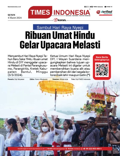 Edisi Senin, 4 Maret 2024: E-Koran, Bacaan Positif Masyarakat 5.0