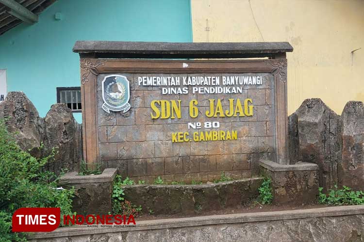 Sekolah SD 6 Jajag, Gambiran, Banyuwangi. (FOTO: Fazar Dimas/TIMES Indonesia)