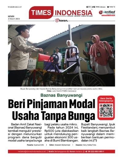 Edisi Senin, 4 Maret 2024: E-Koran, Bacaan Positif Masyarakat 5.0