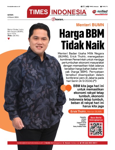 Edisi Senin, 4 Maret 2024: E-Koran, Bacaan Positif Masyarakat 5.0