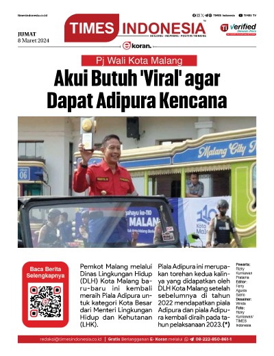 Edisi Jumat, 8 Maret 2024: E-Koran, Bacaan Positif Masyarakat 5.0
