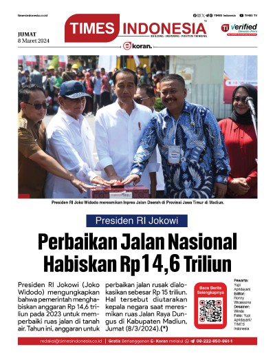 Edisi Jumat, 8 Maret 2024: E-Koran, Bacaan Positif Masyarakat 5.0