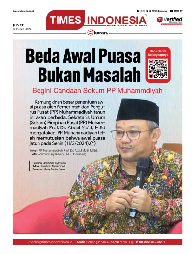 Edisi Jumat, 8 Maret 2024: E-Koran, Bacaan Positif Masyarakat 5.0
