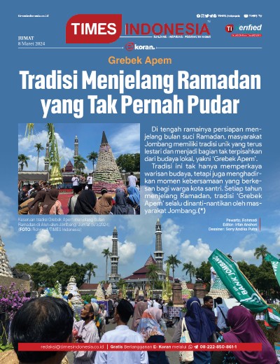 Edisi Jumat, 8 Maret 2024: E-Koran, Bacaan Positif Masyarakat 5.0