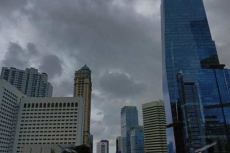 Potret cuaca mendung, Jakarta, Jumat (8/3/2024). (foto: ANTARA/HO-BPBD DKI)
