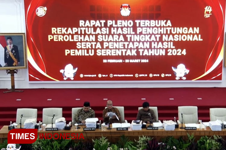 Proses Perhitungan Suara Terus Berjalan, KPU RI Lanjutkan Rekapitulasi ...