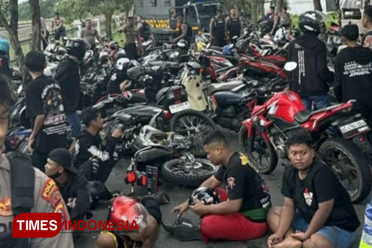 Bikin Konvoi dan Tutup Jalan, Ratusan Pesilat di Jombang Ditangkap Polisi
