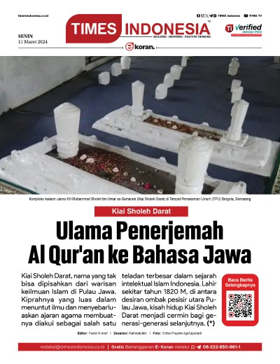 Edisi Senin, 11 Maret 2024: E-Koran, Bacaan Positif Masyarakat 5.0