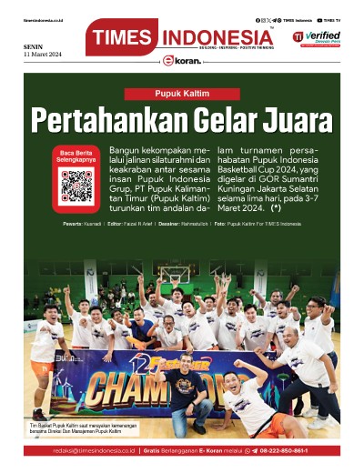 Edisi Senin, 11 Maret 2024: E-Koran, Bacaan Positif Masyarakat 5.0