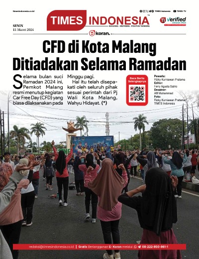 Edisi Senin, 11 Maret 2024: E-Koran, Bacaan Positif Masyarakat 5.0
