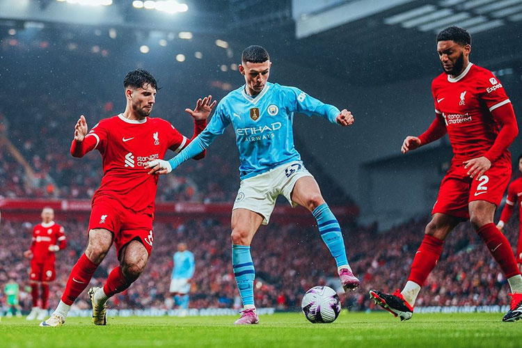 Liverpool dan Manchester City (Foto: Instagram/mancity)