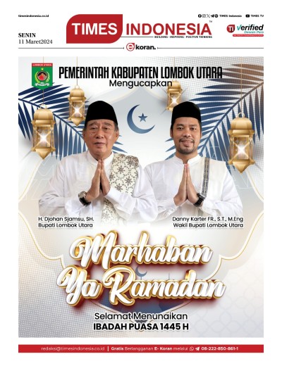 Edisi Senin, 11 Maret 2024: E-Koran, Bacaan Positif Masyarakat 5.0