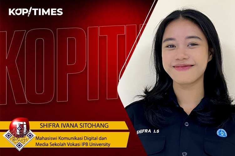  Shifra Ivana Sitohang Mahasiswi Komunikasi Digital dan Media Sekolah Vokasi IPB University