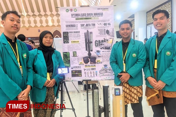 Tim Mahasiswa FMIPA Unisma Malang berhasil meraih best poster dan silver medali lingkungan pada ajang Lombok Essay Competition 3. (FOTO: AJP TIMES Indonesia)
