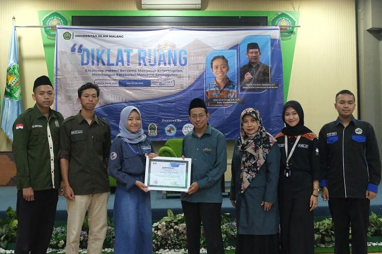 UKM MATAN Unisma Malang mengikuti diklat gabungan. (FOTO: AJP TIMES Indonesia)