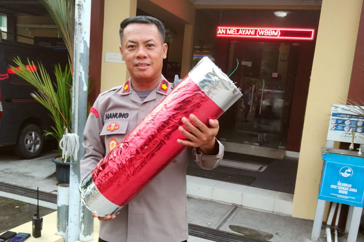 Amankan Mercon Berukuran Jumbo, Polres Bantul Imbau Masyarakat Hormati Ramadan