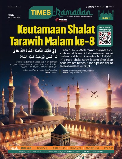 Edisi Senin, 18 Maret 2024: E-Koran, Bacaan Positif Masyarakat 5.0
