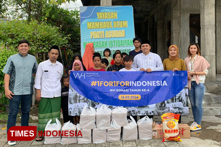 Dibawah naungan WHHG, Luminor Hotel Jember salurkan donasi nasi box ke panti asuhan. (FOTO: Luminor for TIMES Indonesia) 