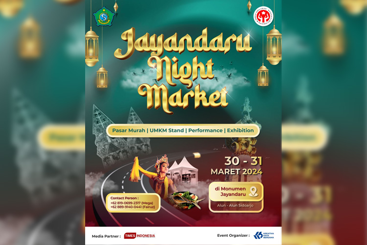 Flayer Jayandaru Night Market 2024.