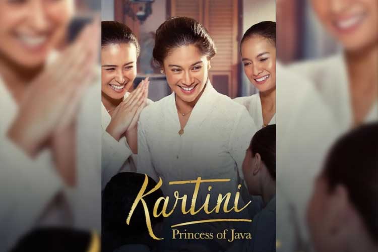 Poster Film Kartini Princess of Java, film yang mengangkat sosok dan kisah perjuangan Kartini dalam memperoleh hak setara dengan kaum laki-laki.  