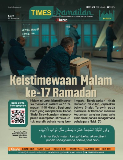 Edisi Rabu 27 Maret 2024: E-Koran, Bacaan Positif Masyarakat 5.0