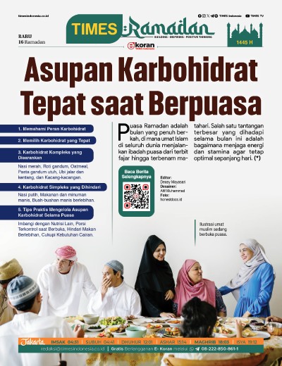 Edisi Rabu, 27 Maret 2024: E-Koran, Bacaan Positif Masyarakat 5.0