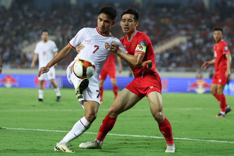 Pertandingan Timnas Indonesia kontra Vietnam dalam lanjutan kualifikasi Piala Dunia 2026 zona Asia putaran kedua Grup F di Stadion My Dinh, Hanoi, Selasa (26/3/2024). (Foto: PSSI)