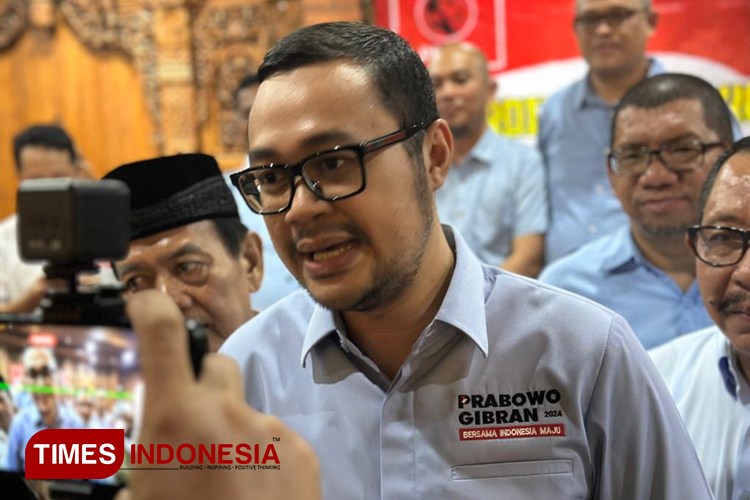 Ketua Projo Jatim Bayu Airlangga masuk kandidat Cawagub Jatim potensial versi ARCI, Kamis (28/3/2024).(Foto : Lely Yuana/TIMES Indonesia)
