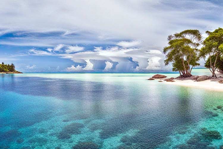 The beauty of Dodola Island. (Illustration: AI Academy)