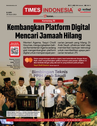 Edisi Kamis 28 Maret 2024: E-Koran, Bacaan Positif Masyarakat 5.0 