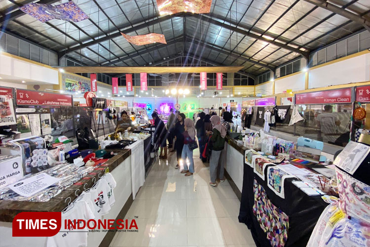 Suasana Pasar Santai Jilid 6 di Pasar Joyo Agung, Malang. (FOTO: Rizky Kurniawan Pratama/TIMES Indonesia)