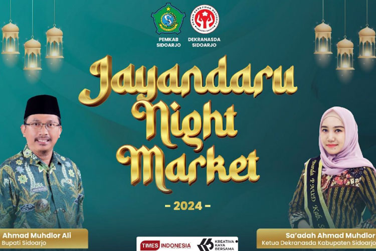 Besok Jayandaru Night Market Dibuka, Hadirkan 100 Stand UMKM Sidoarjo