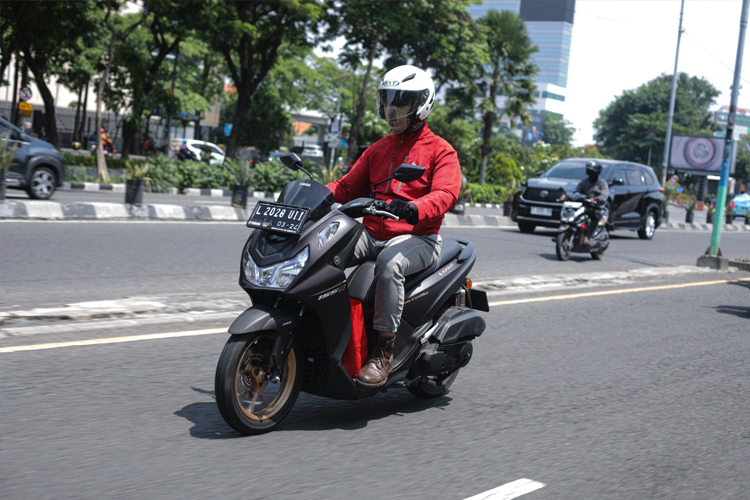 Foto. Yamaha LEXi LX 155, sebagai salah satu motor matik premium Yamaha paling laris. (Foto: Yamaha STSJ for TIMES Indonesia) 