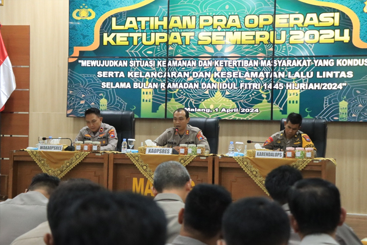 Begini Pengamanan Libur-Mudik Lebaran 2024 di Kabupaten Malang