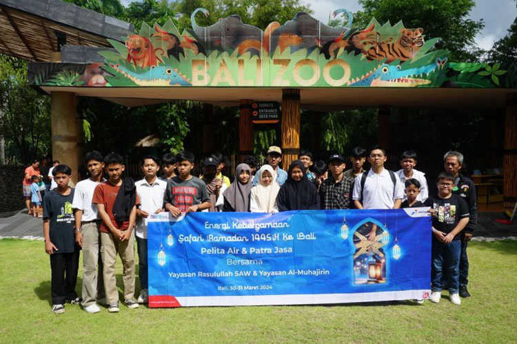 Pelita Air dan Patra Jasa Ajak Panti Asuhan Safari Ramadan ke Bali (Foto: Humas Pelita Air)
